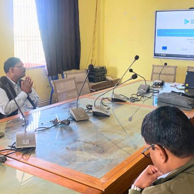 A moment from the Climate Smart School outreach event in Janakpur.